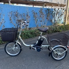 新品同様　電動自転車　パナソニック　ビビライフ3輪　三輪　16Ah