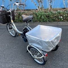 新品同様　電動自転車　パナソニック　ビビライフ3輪　三輪　16Ah