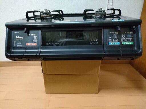 (7) PALOMA LPガス IC-360WA-R 2015年 水なし両面焼きワイドグリル 清掃済 中古