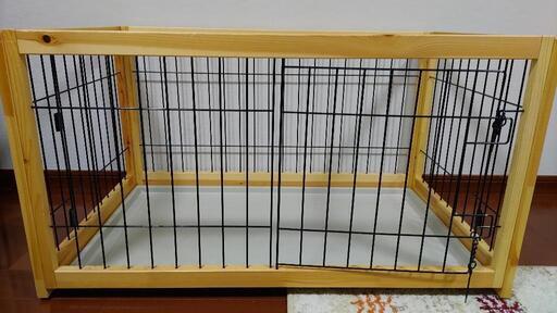 小型犬　木製サークル