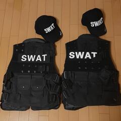 【お譲り先決定】SWAT ベスト　キャップ