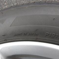 155/65/R14 2021年製 ブリジストン日本製 4本 ダイハツ純正アルミホイール 