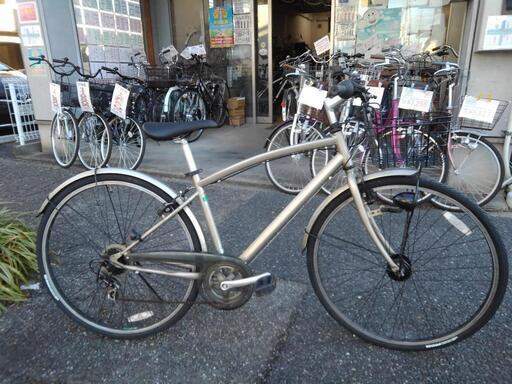 中古自転車１８１１ 前後タイヤ新品！ クロスバイク ７００×３５C ６段 ...