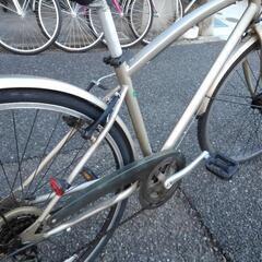 中古自転車1811 前後タイヤ新品！ クロスバイク 700×35C 6段 