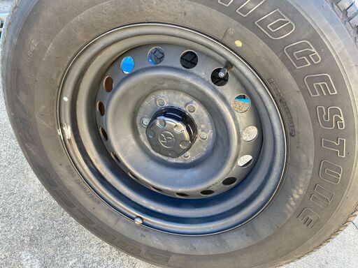 無骨な鉄ホイール トヨタ FJクルーザー 純正鉄ホイール＆タイヤ4本 