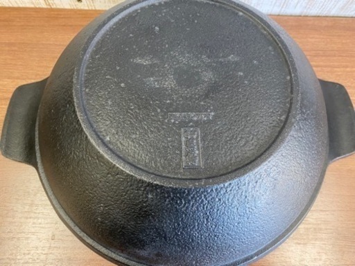 【愛品館江戸川店】岩鋳 南部鉄器 肉の万世 しゃぶしゃぶ鍋 ID103-018809-007