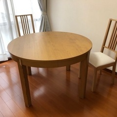 【ネット決済】IKEA 伸長式ダイニングテーブル