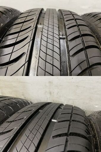 タイヤ走行短め【MICHELIN ENERGY SAVER 175/65R14】夏タイヤ【GRASS HN 14インチ 5.5J4HPCD100+40】2018年製 デミオ アクア等 (TF650) クレジットカード QRコード決済可能 - 札幌市