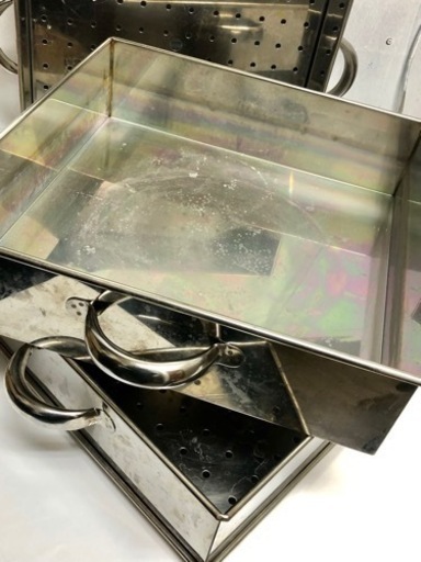 おすすめUsed Stainless Steel Square Steamer 2steps 470 x 470x 380 mm業務用ステンレス角蒸47cm 2段中古です。 - その他 おすすめUsed Stainless Steel Square Steamer 2steps 470 x 470x 380 mm業務用ステンレス角蒸47cm 2段中古です。 - その他