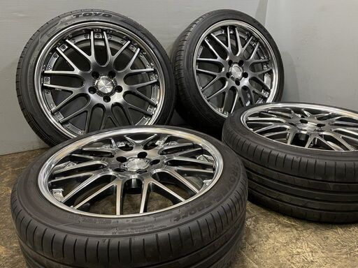安入 【TOYO PROXES Sport 235/40ZR19】夏タイヤ【WORK Lanvec LM1