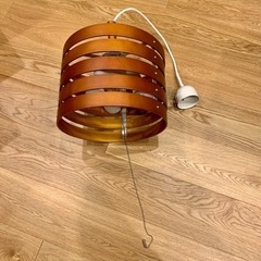 【ネット決済】【購入から2年】木製シェード※LED電球付き(電球...