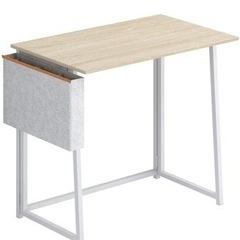 【ネット決済・配送可】折り畳みデスク　机　テーブル