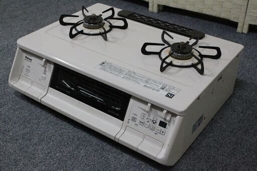 パロマ エブリシェフ ガステーブル 都市ガス 水無し両面焼きグリル PA-370WHA-R 2020年製 Paloma ガス台 中古家電 店頭引取歓迎 R4834)