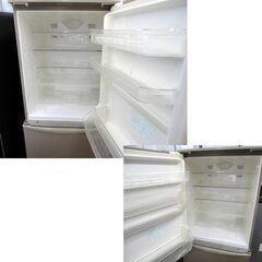 札幌 345L 両開き 3ドア冷蔵庫 2009年製 シャープ SJ-WA35R 300Lクラス