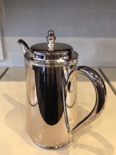 ★★おすすめ★★ Hayakawa Nickel Silver Pots Coffee 540cc 早川シルバー東型コーヒーポット４人用約540cc洋白ニッケルシルバー