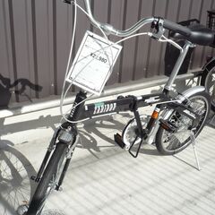 ジモティ来店特価!!!【サカモトテクノ】折りたたみ自転車　カリブーライト　J-104