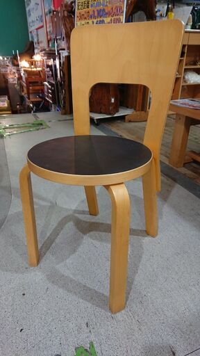 12/21販売済！artek｜alvar Aalto｜アルテック｜デンマーク製｜66チェア｜CHAIR 66①