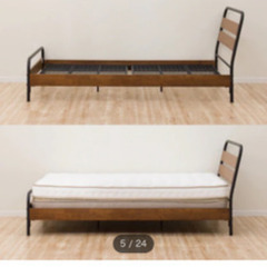 ニトリダブルベット　フレームとマットレス