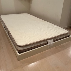 【ネット決済】シングルベッド　フレーム　ベッドマット