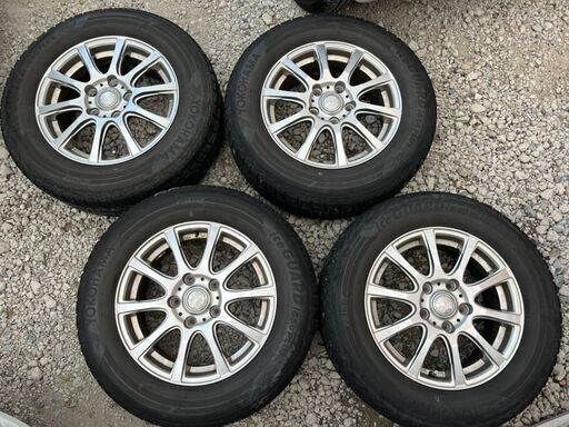 中古】205/65R15 スタッドレスタイヤ・ホイールセット YOKOHAMA ice 