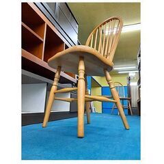 1脚 秋田木工 ウィンザーチェア】曲げ木 ベントウッド ブレースバック