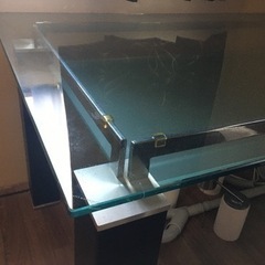 ガラステーブル ダイニングテーブル