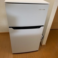 【ネット決済】ハイセンス　2ドア冷蔵庫