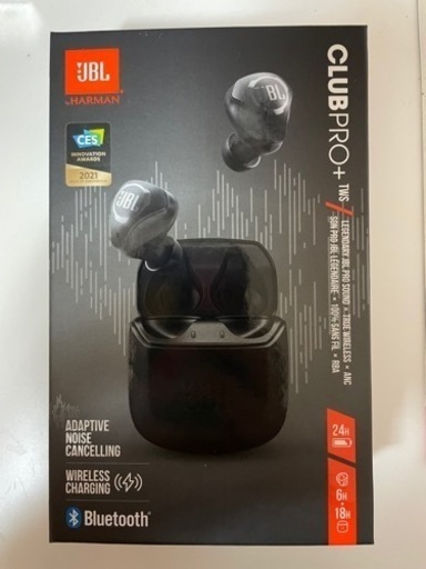 JBL CLUB PRO+ TWS ハイブリッドノイズキャンセリング ワイヤレスイヤホン ブラック