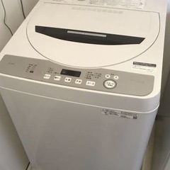 【ネット決済】SHARP 洗濯機 6kg ES-GE6D 