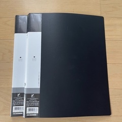 クリアブック　黒　A4 無料