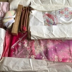 振袖　一式　トールサイズ　着物、帯、長襦袢、小物