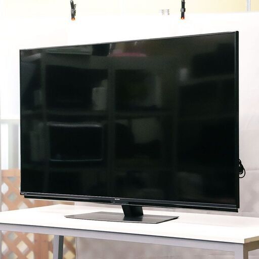 中古/屋内搬入付 LED液晶テレビ 60型 アクオス 4K 極美品 2020年製 90日保証 SHARP 4T-C60BH1