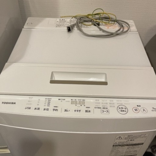洗濯機 TOSHIBA AW-7D5(W)