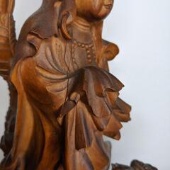 交渉中です】美術品 龍乗観音菩薩像