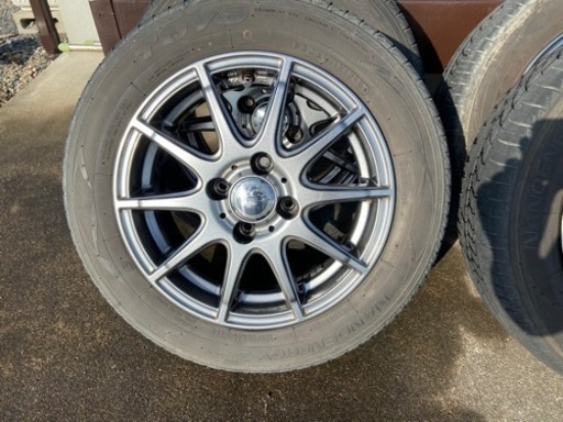 車のパーツ ルーミー パッソ など 165/65R14 ホイール タイヤ 4本セット