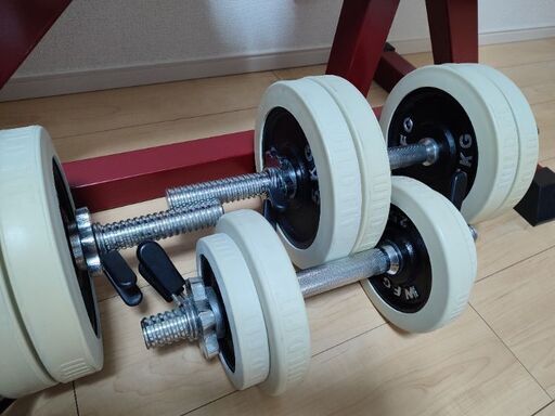 ダンベル60キロ、インクラインベンチのセット 節約 