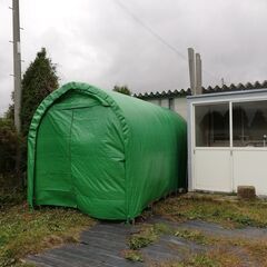 パイプ車庫　軽自動車用　家庭菜園　作業小屋　物置き　など