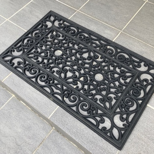 玄関マット黒おしゃれニトリ Jasmine 浦添の家具の中古あげます 譲ります ジモティーで不用品の処分