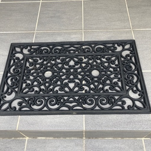 玄関マット黒おしゃれニトリ Jasmine 浦添の家具の中古あげます 譲ります ジモティーで不用品の処分