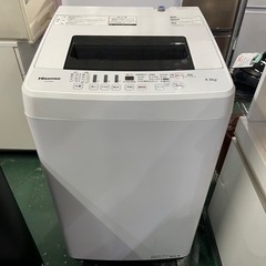 Hisense 洗濯機 4.5kg HW-E4502 2019年...