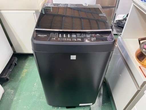 Hisense 洗濯機 5.5kg HW-G55E5KK ブラック 2018年製 美品