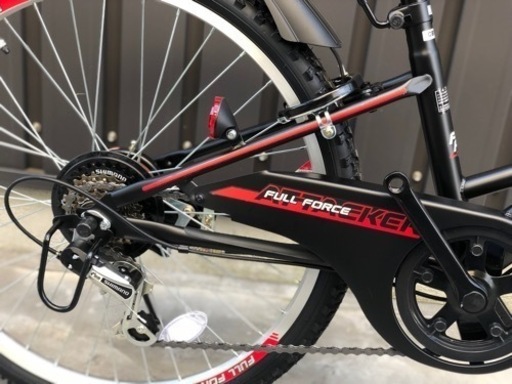 売切☆子供 ジュニアマウンテンバイク 24インチ シマノ6段変速 フル