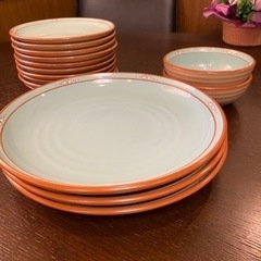 ノリタケの大皿〜深皿　15枚セット　陶器