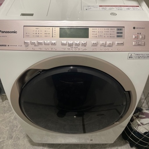 Panasonic製　全自動乾燥機付ドラム式洗濯機