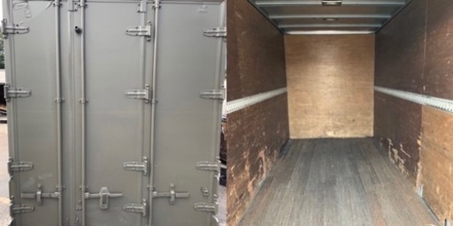 No.564 ✨新色✨オリーブドラフ アルミバン 2t 車 アルミ 箱 バイク