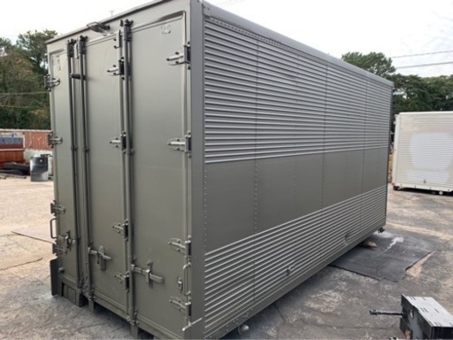 No.564 ✨新色✨オリーブドラフ アルミバン 2t 車 アルミ 箱 バイク