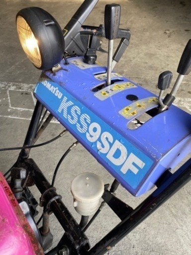 コマツ KSS9SDF 9馬力 除雪機 ロータリー ガソリン 実働 小型