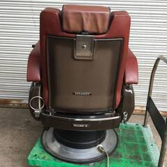  ⭕⭕⭕PH6/45　TAKARA BELMONT タカラベルモント MARK-Ⅱ 679 散髪 理髪 バーバー イス リクライニング 床屋 洗髪 動作品　②⭕⭕⭕