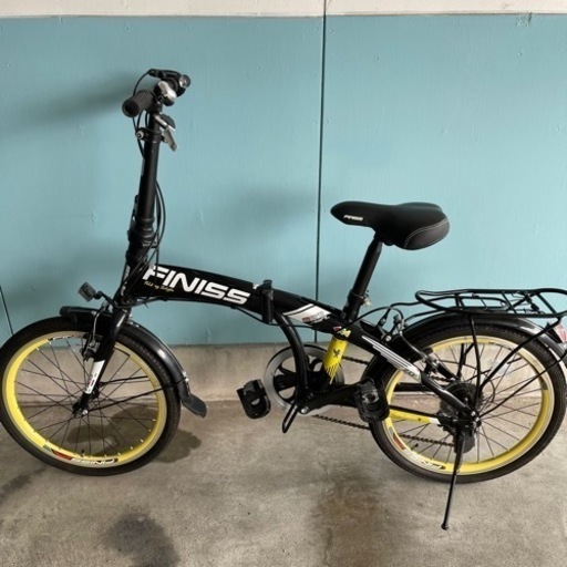 FINISS 折りたたみ自転車 20インチ 6速 黒/ブラック 未使用保管品