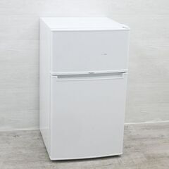 【中古】Haier JR-N85A-W　2ドア冷蔵・冷凍庫 （2...